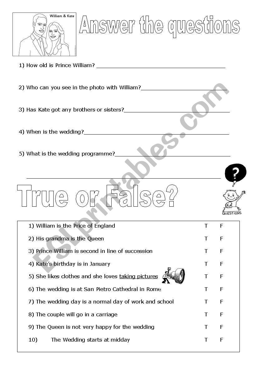 Question on Kate and WilliamÂ´s wedding