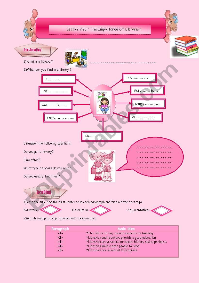 Lesson n23:The Importance of Libraries