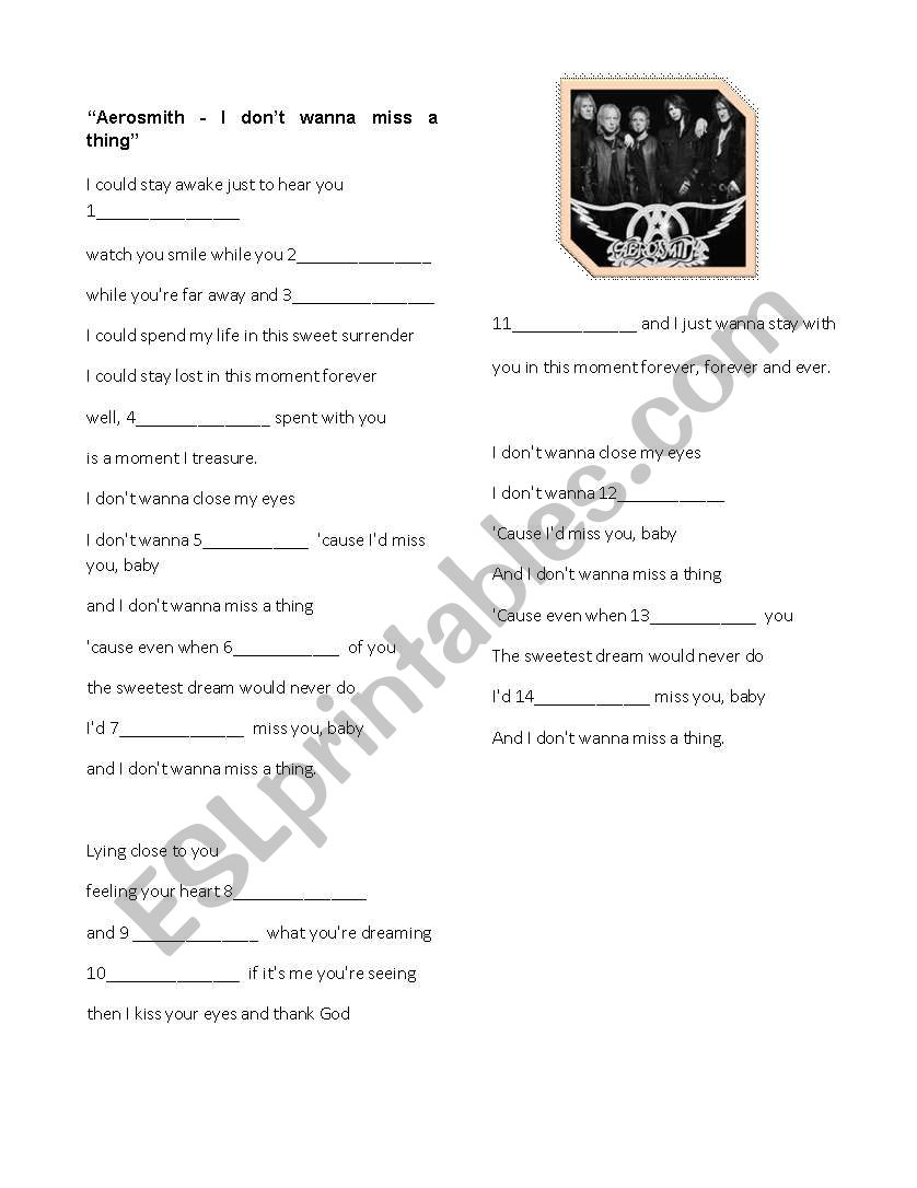 listening worksheet