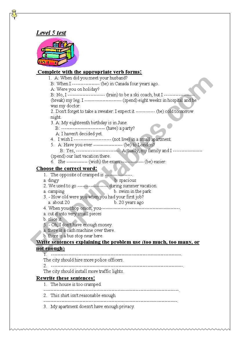 Test worksheet