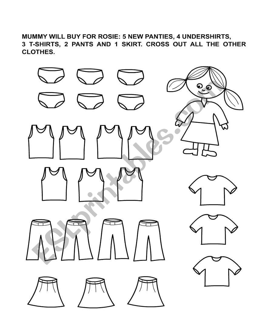 Rosie worksheet