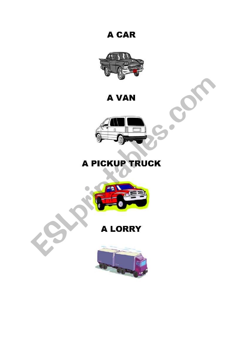 TRANSPORT worksheet