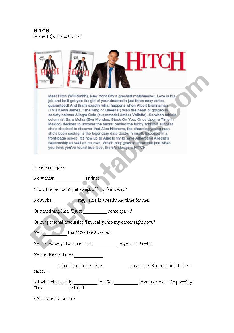 Hitch worksheet