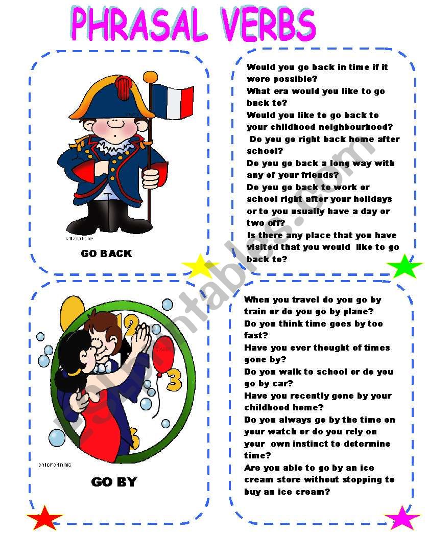 PHRASAL VERBS worksheet