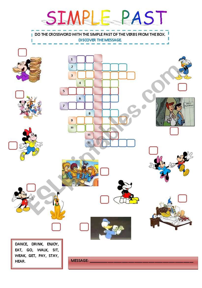 SIMPLE PAST worksheet