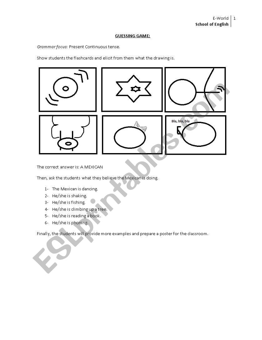 Whats this? worksheet