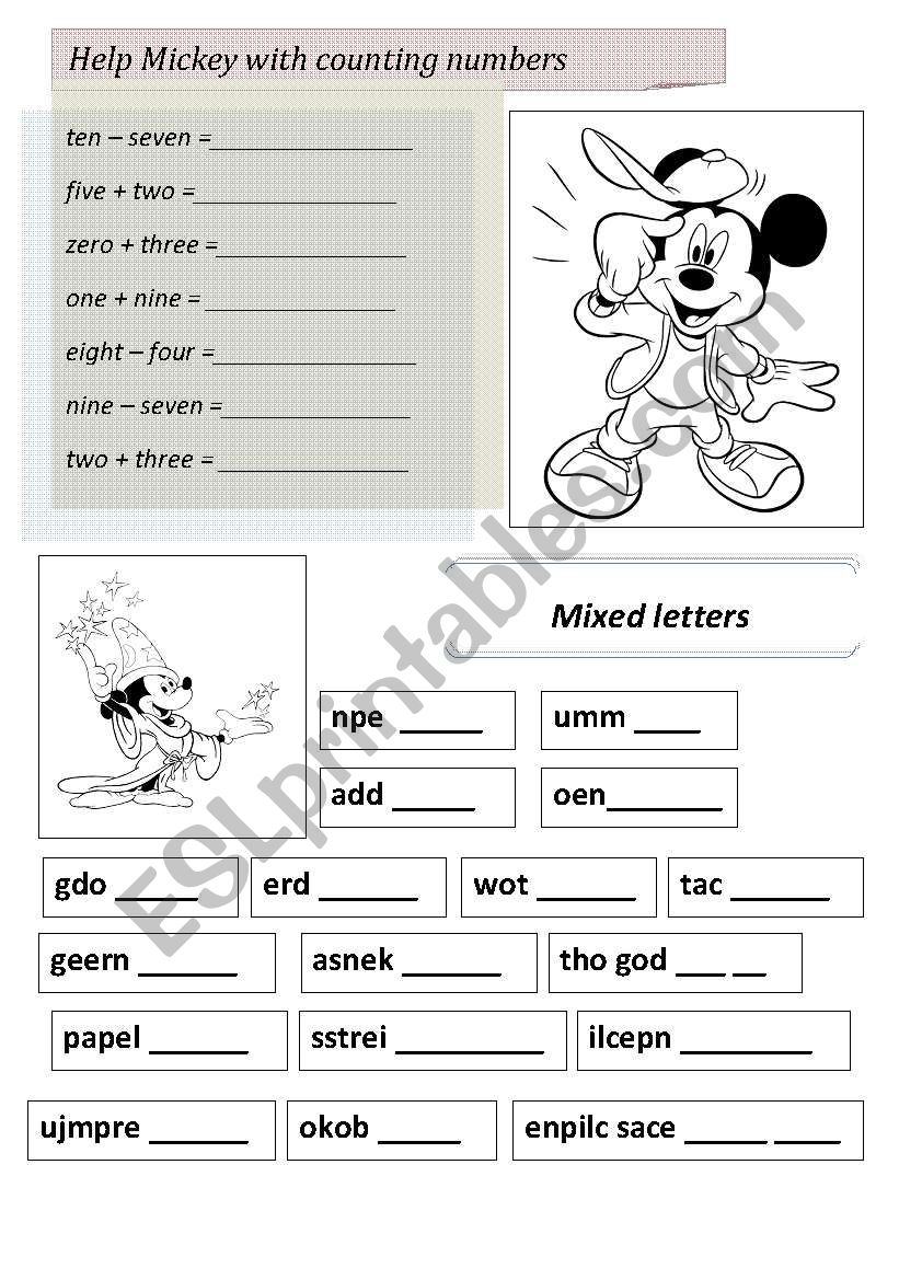 Revision worksheet part 2 worksheet