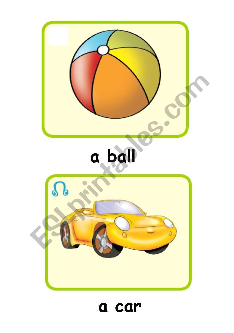 toys flashcards editable worksheet