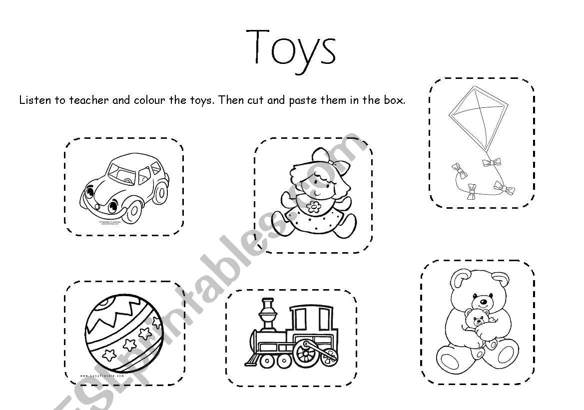 TOYS worksheet