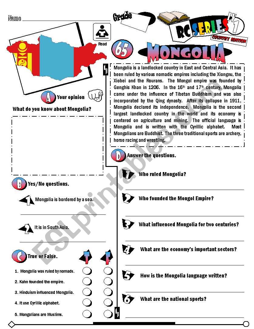 RC Series_Level 01_Country Edition_65 Mongolia (Fully Editable + Key)