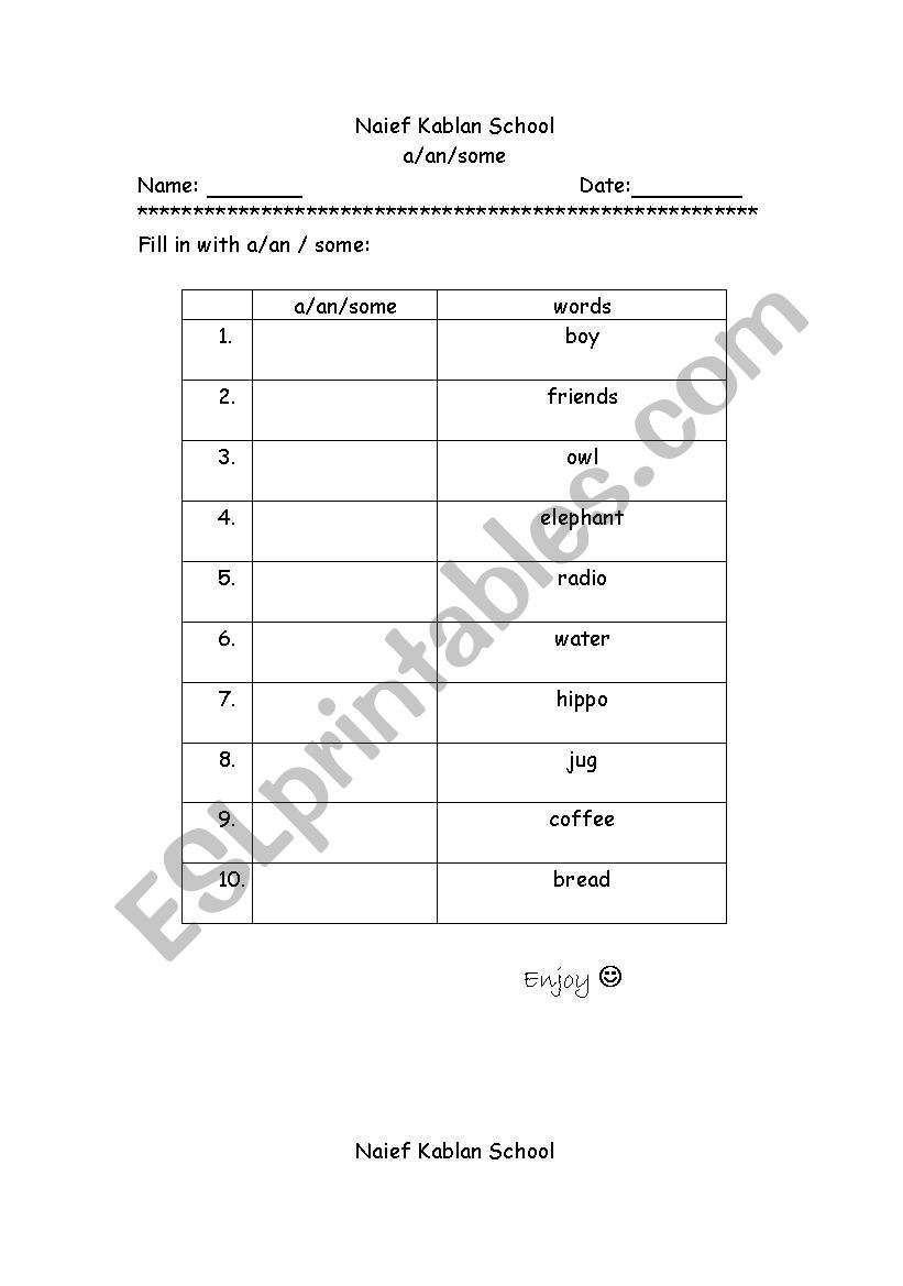 several worksheets worksheet