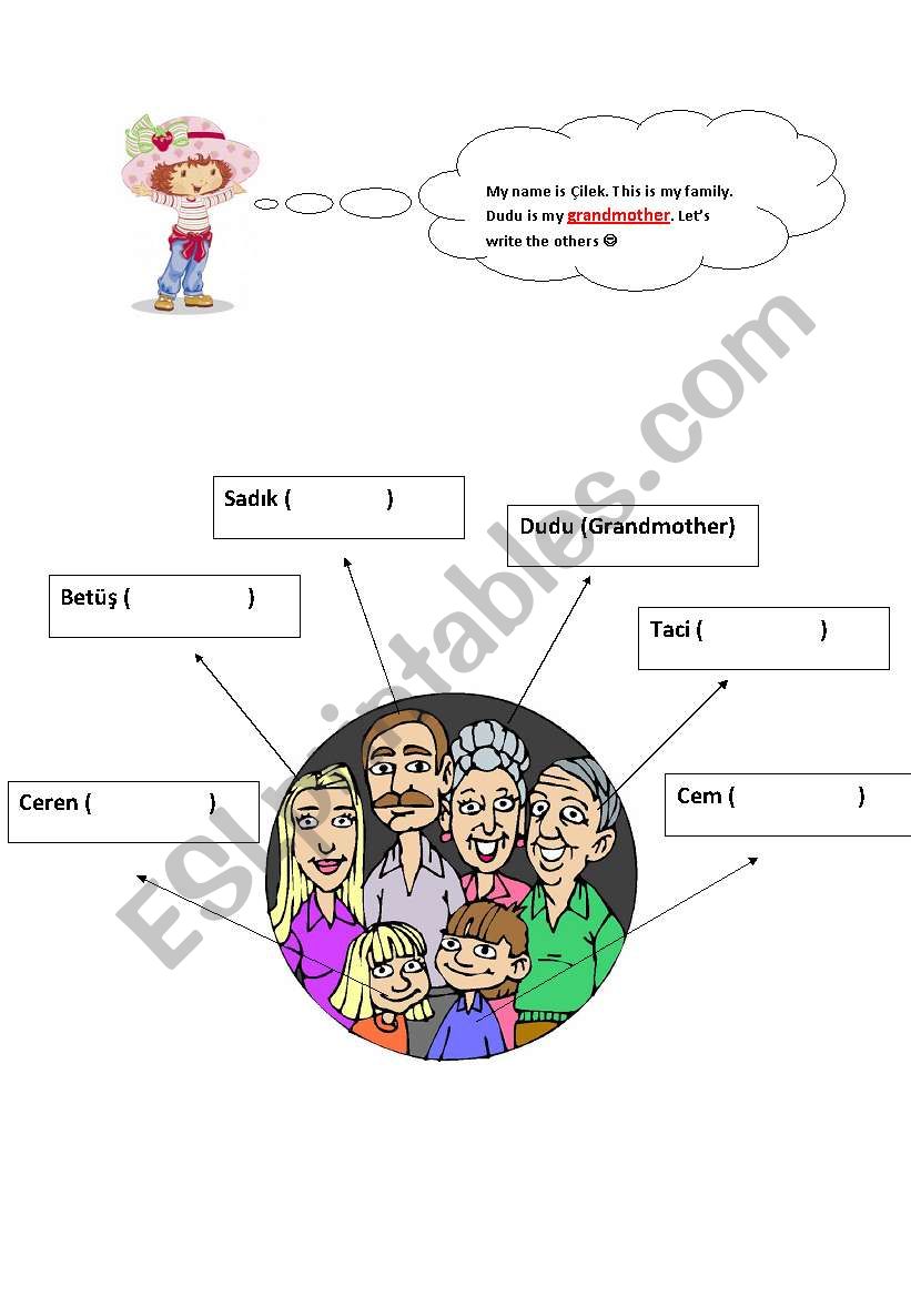 family worksheet