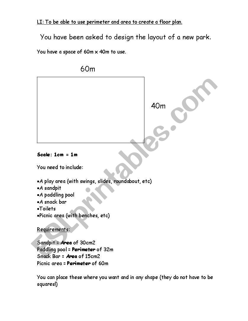 area and perimeter worksheet