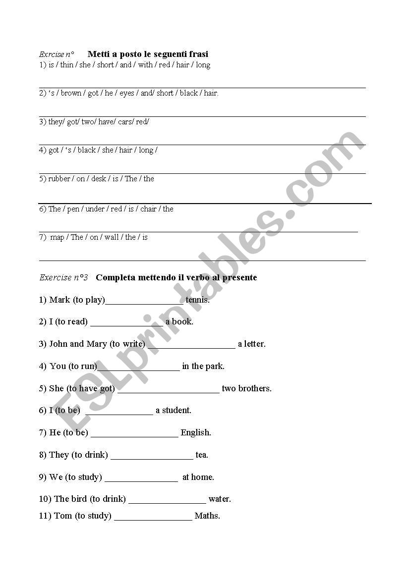 classwork  worksheet