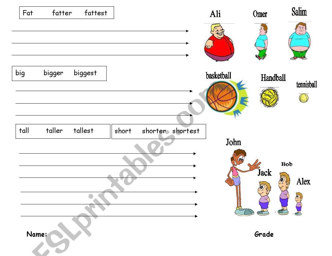 Adjectives worksheet