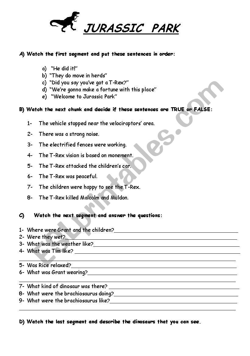 video-jurassic-park-esl-worksheet-by-macarla