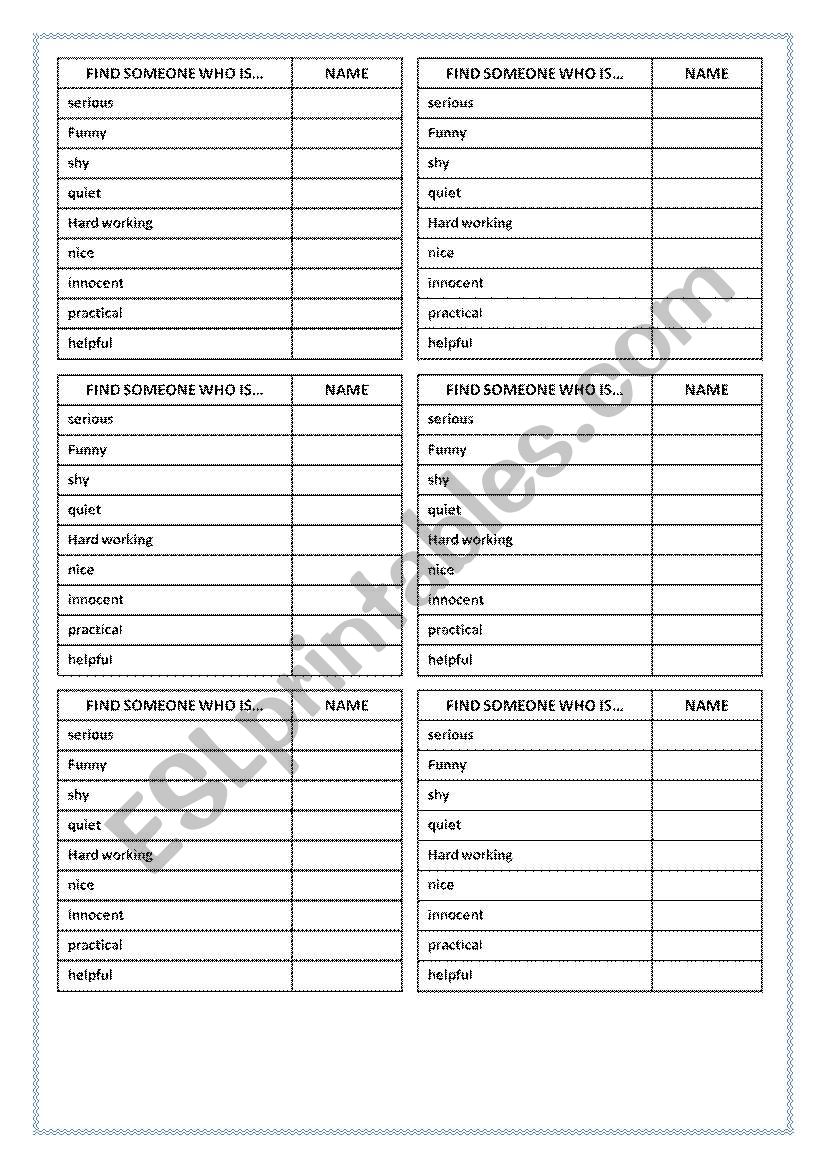 Adjectives speaking activity worksheet
