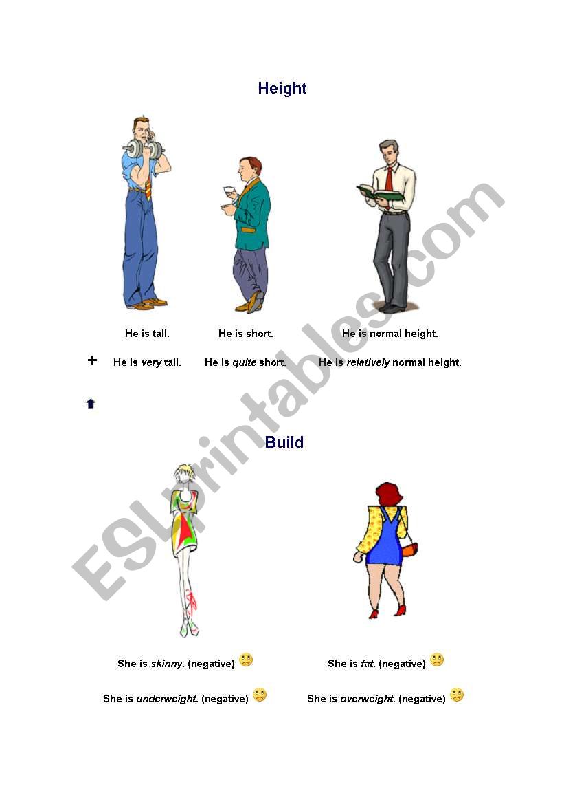 Appearance worksheet