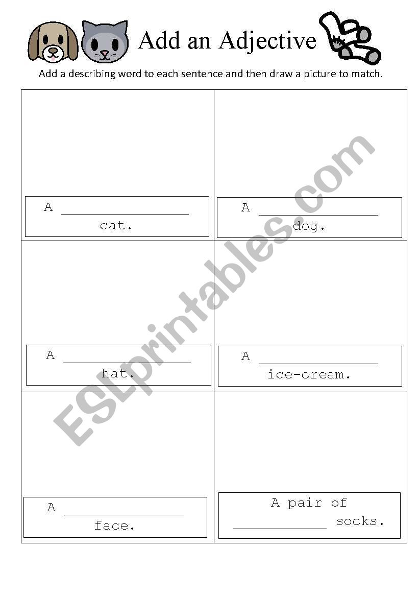 english-worksheets-add-an-adjective