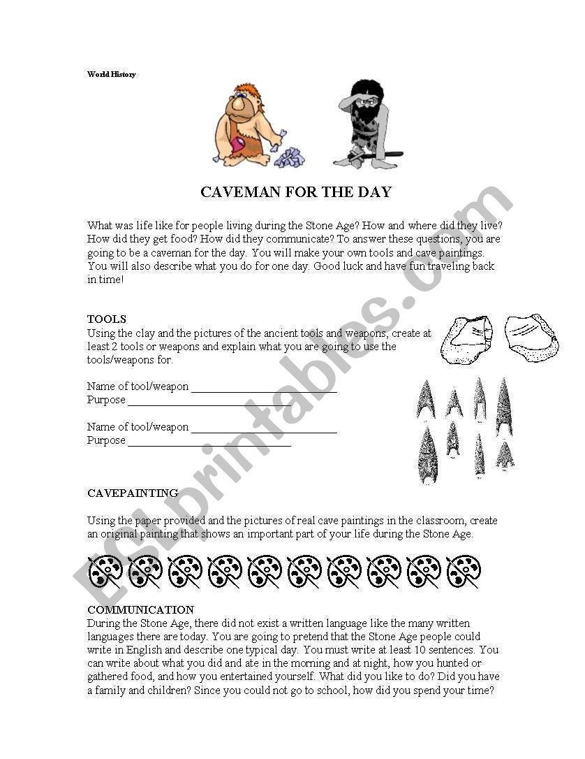 Want To Be A Caveman For the Day?