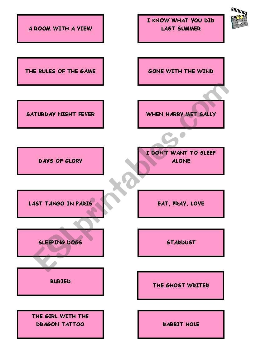 guess the movie part 2 worksheet