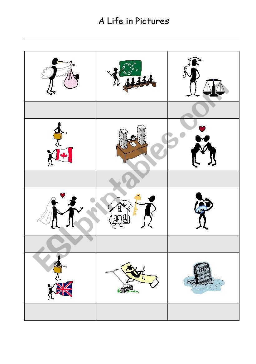 Life In Pictures worksheet
