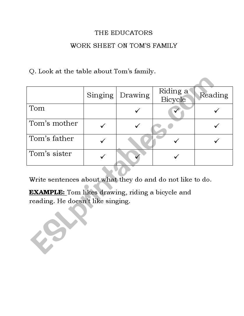 Myself Worksheet worksheet