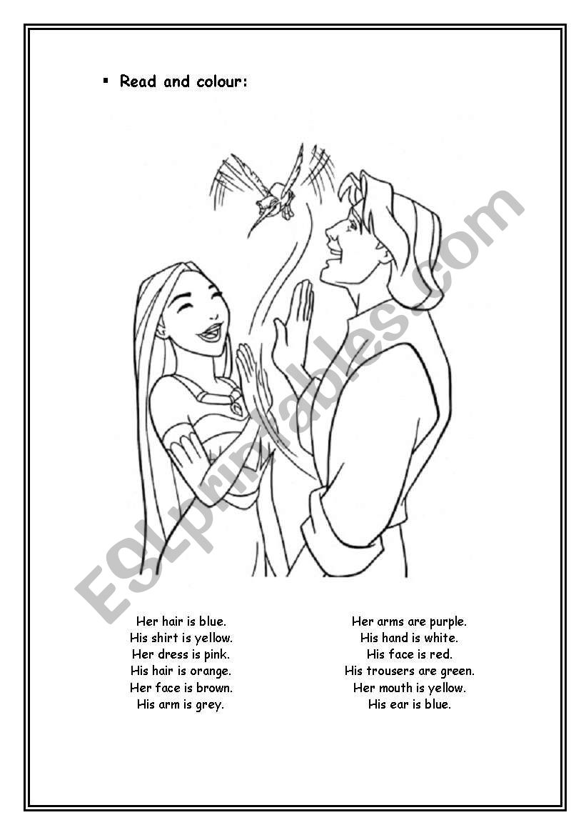 His - her worksheet