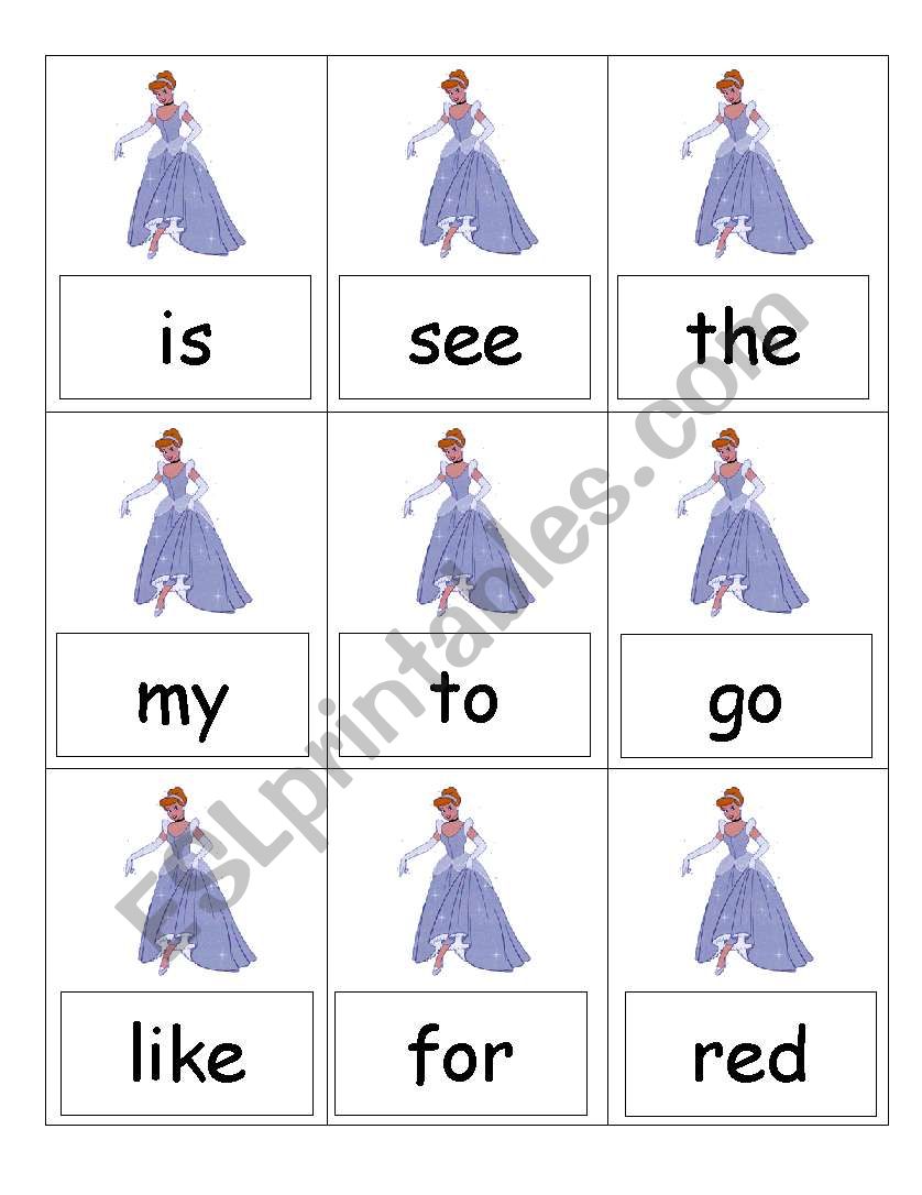 reading high frequency words  worksheet