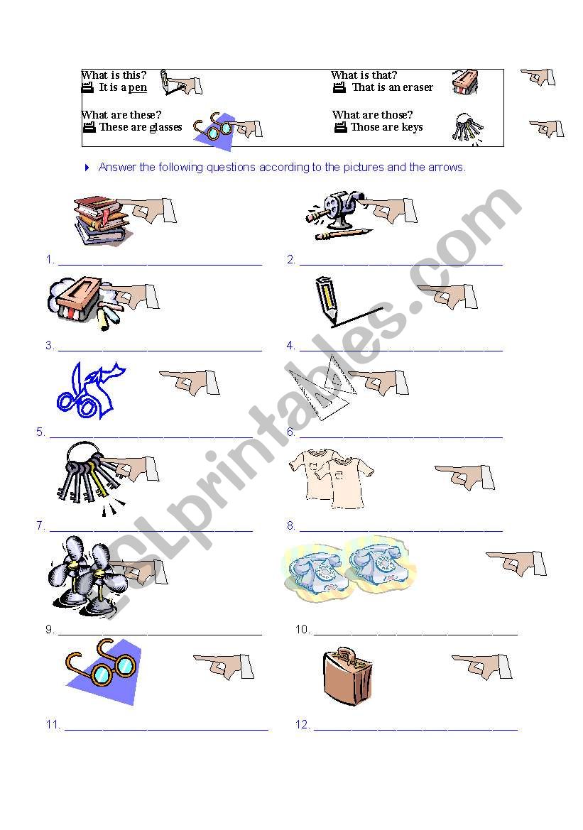 What is this? worksheet