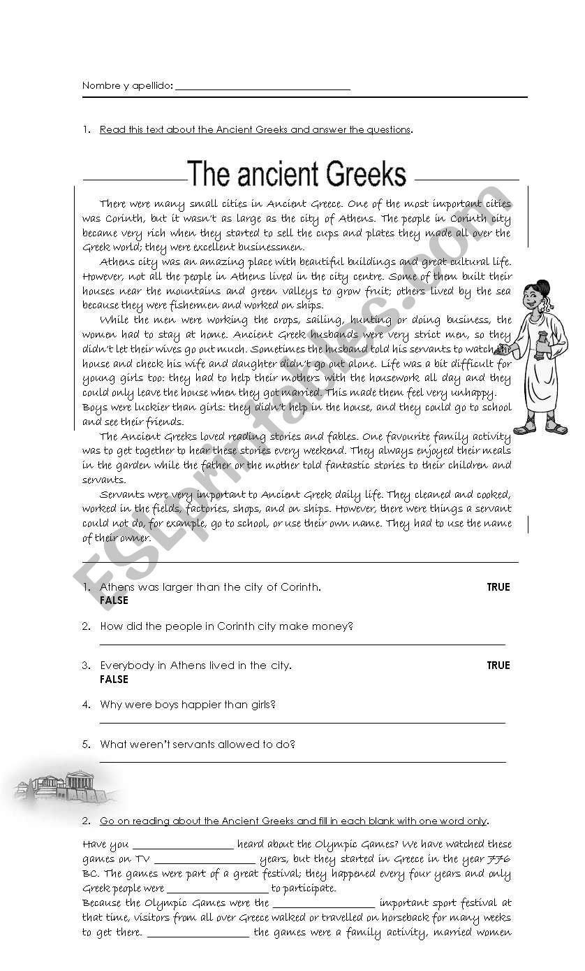 Past Tense worksheet