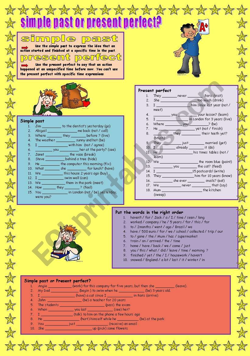 Simple past or present perfect?