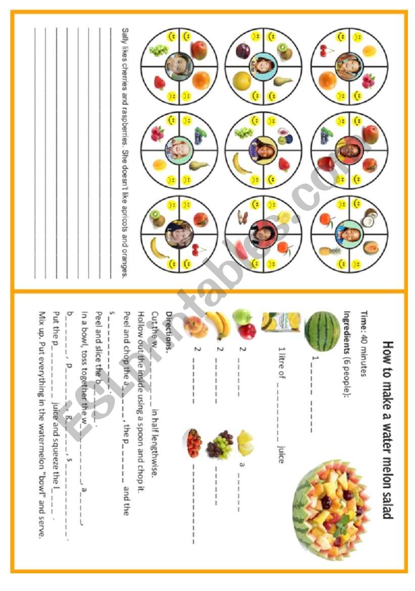 FRUIT - 3/3 worksheet