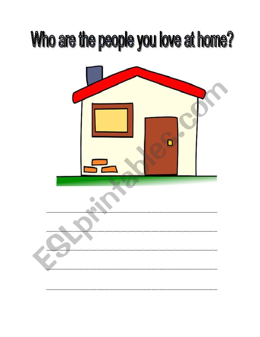 Who are the people that you love?