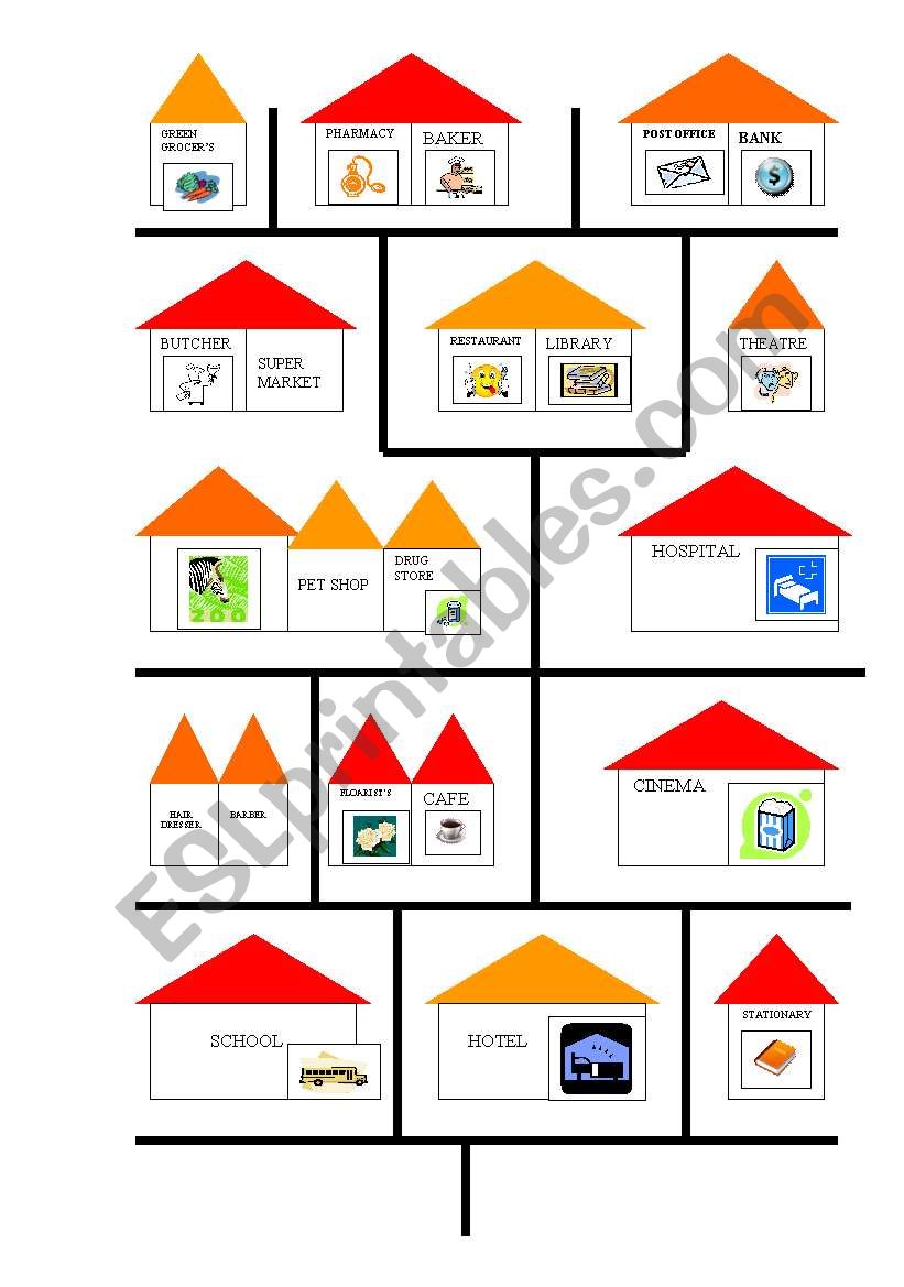 city plan worksheet