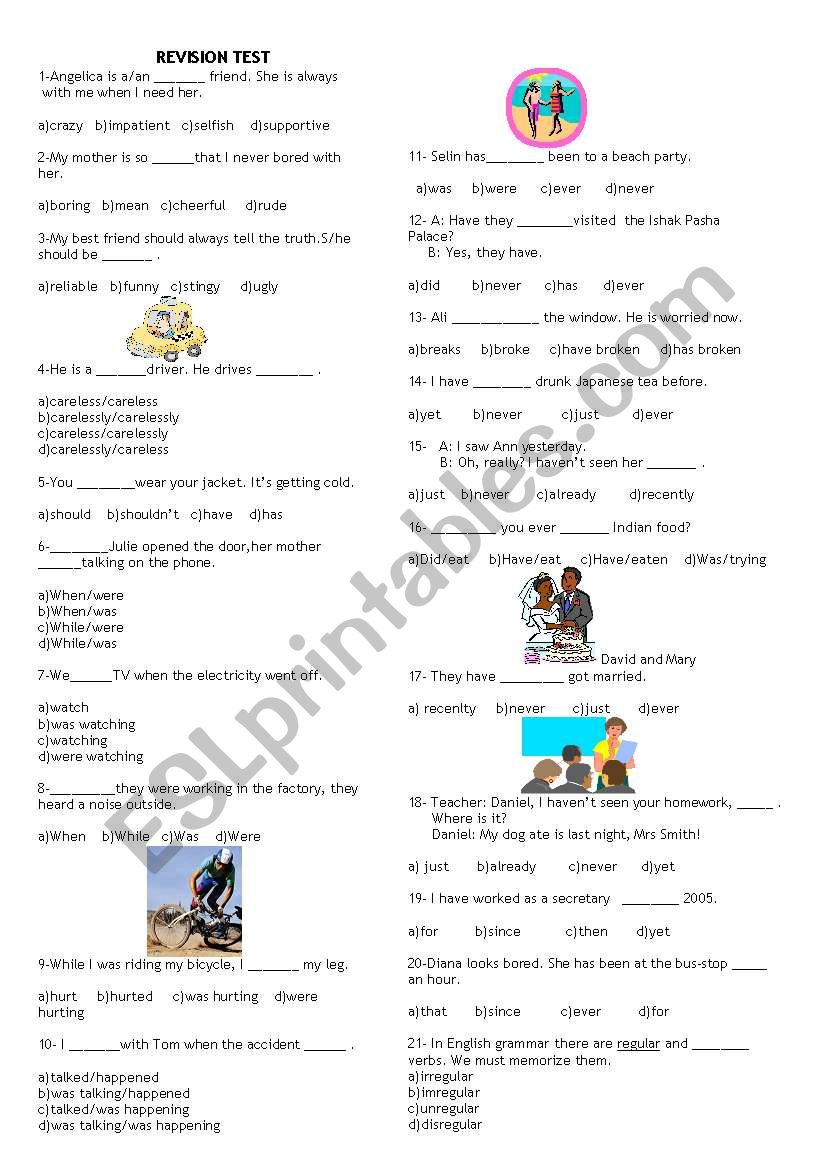 sbs 8. snflar iin deneme worksheet