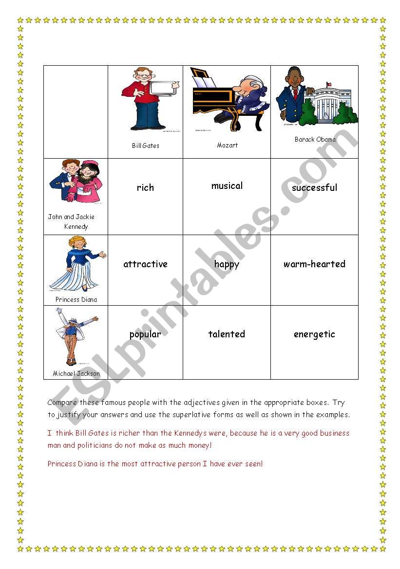 COMPARATIVES AND SUPERLATIVES II.