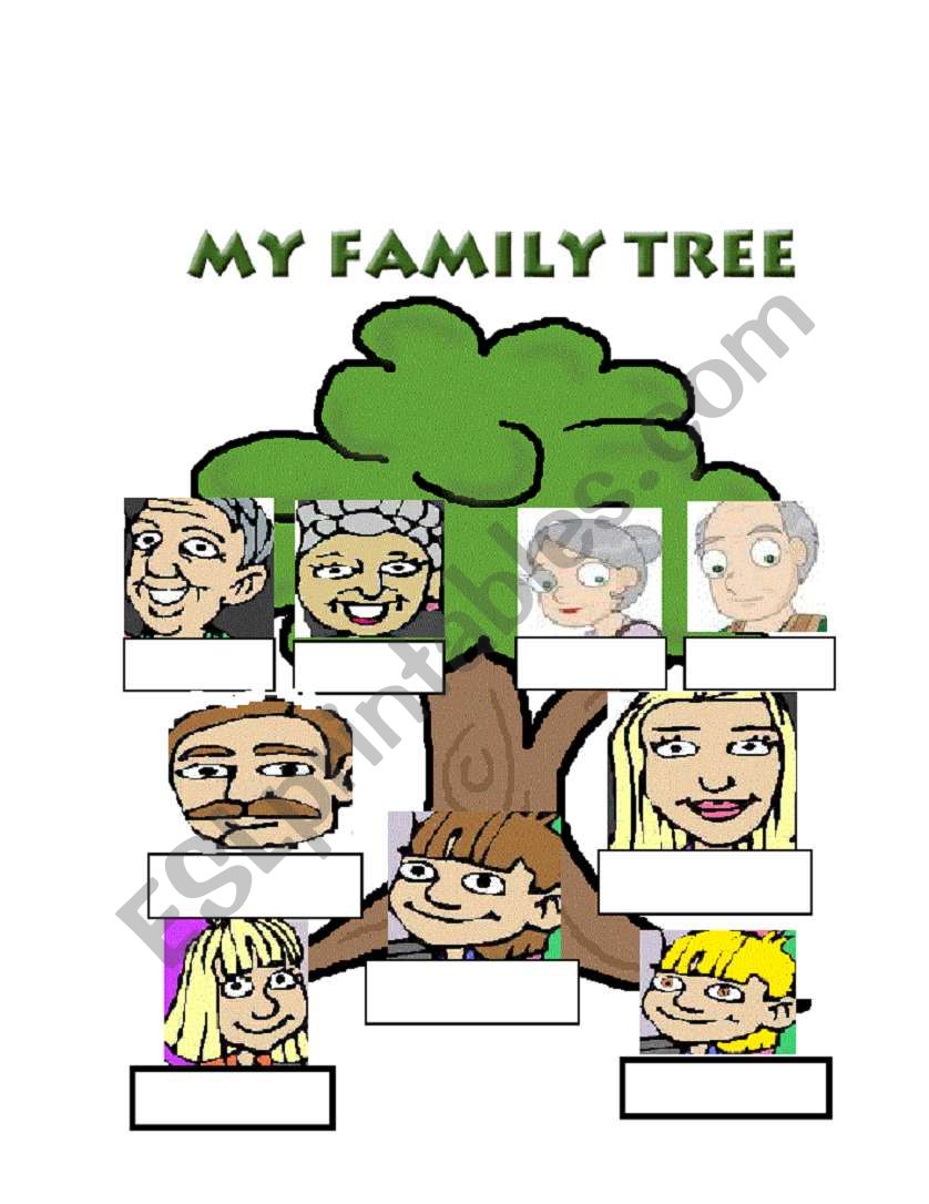 Family tree worksheet