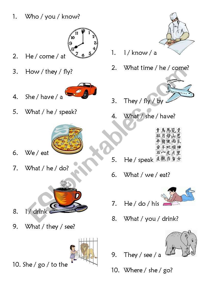 Past Simple Irregular Speaking Practice