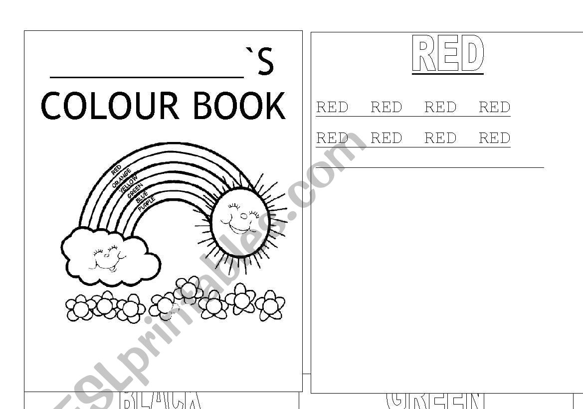 colour book worksheet