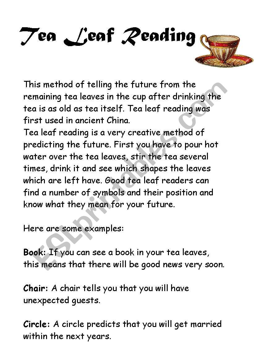 Predicting the future - Reading Activity