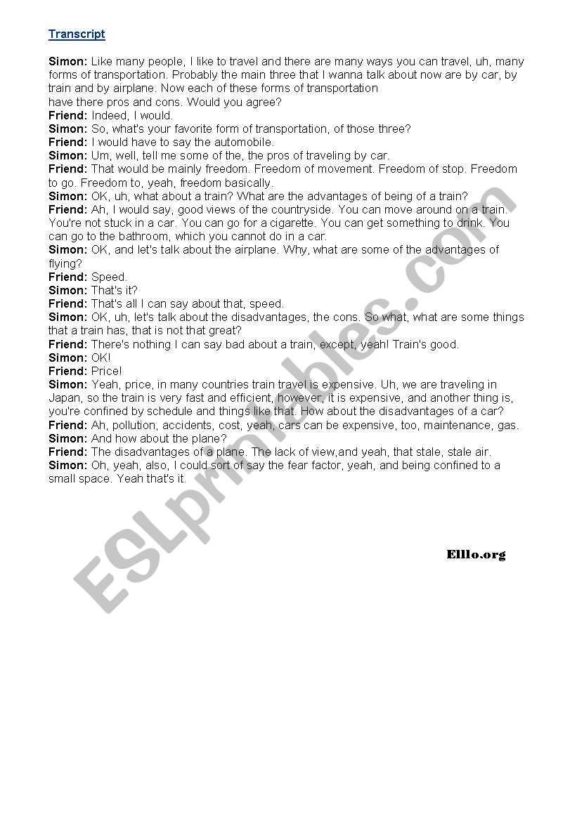 mid term test 3 9th form listening comprehension