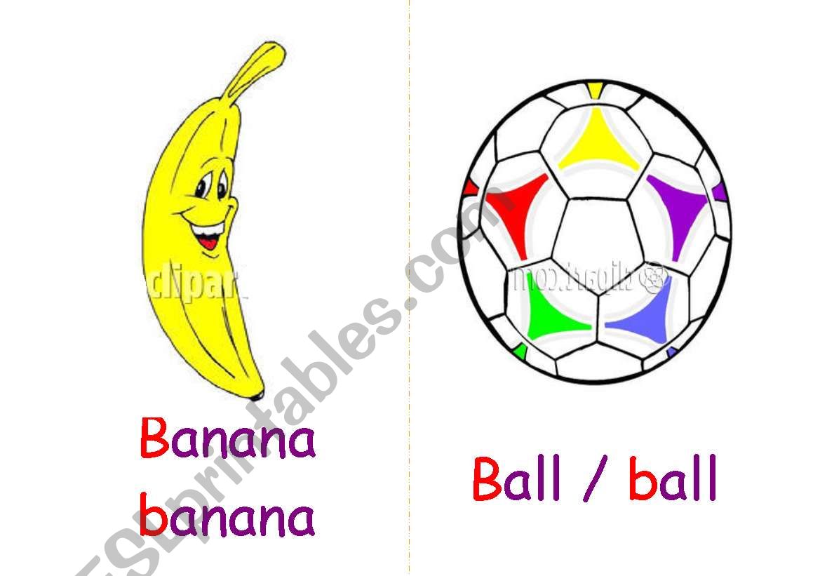 banana ball worksheet