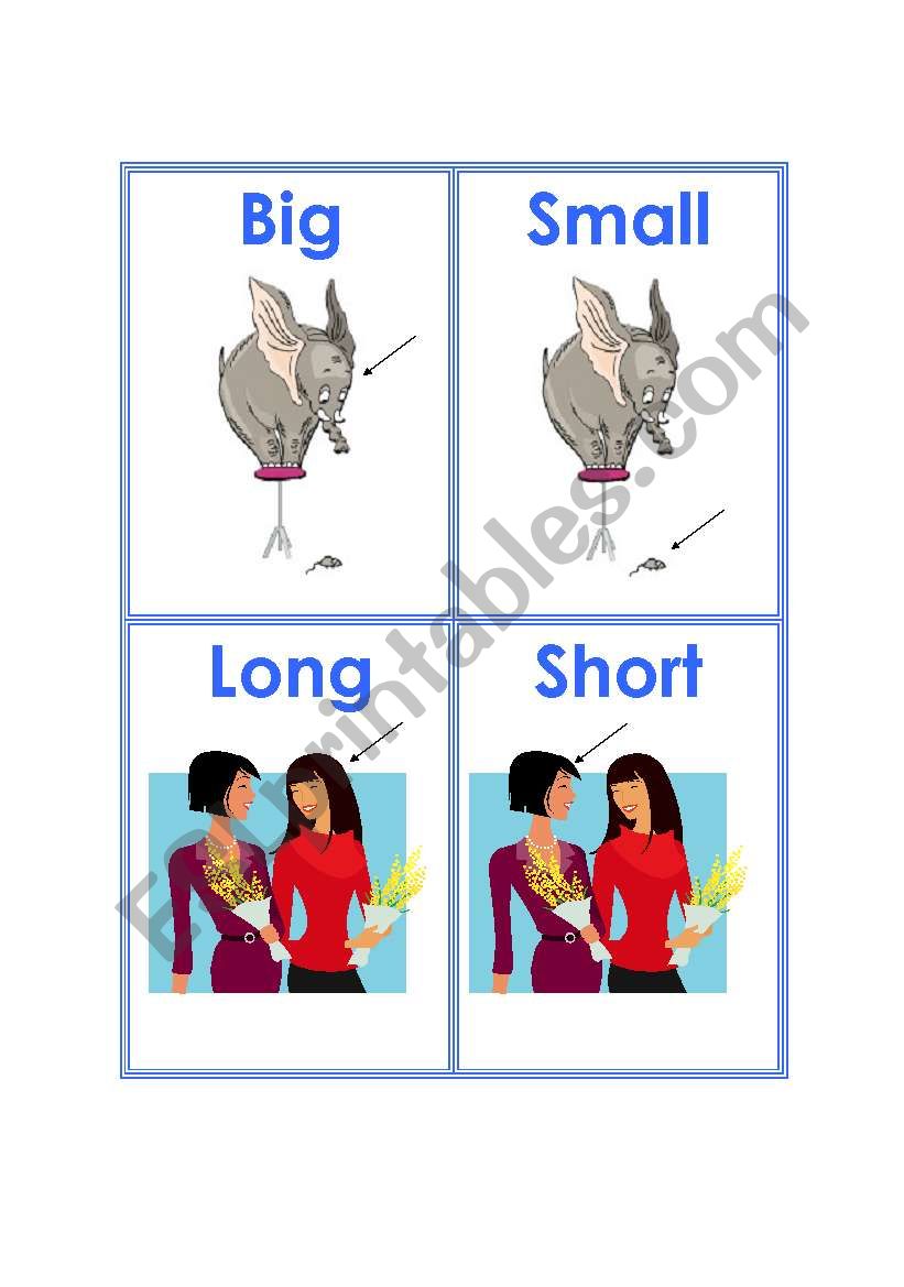 Opposites short. Карточки английский long short. Adjectives for Kids big small. Opposites adjectives long short. Adjectives Flashcards.