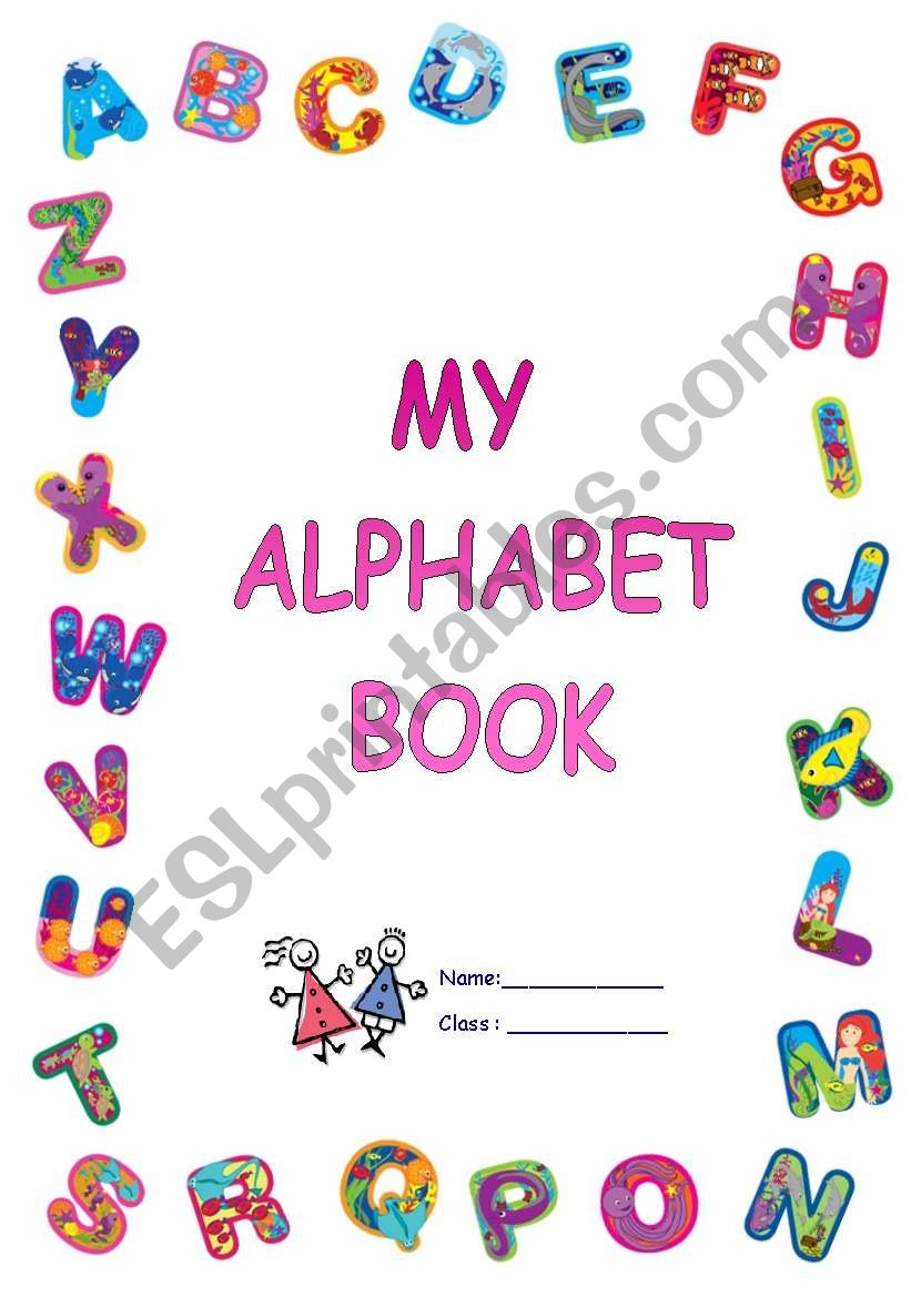 Alphabet Book Cover worksheet