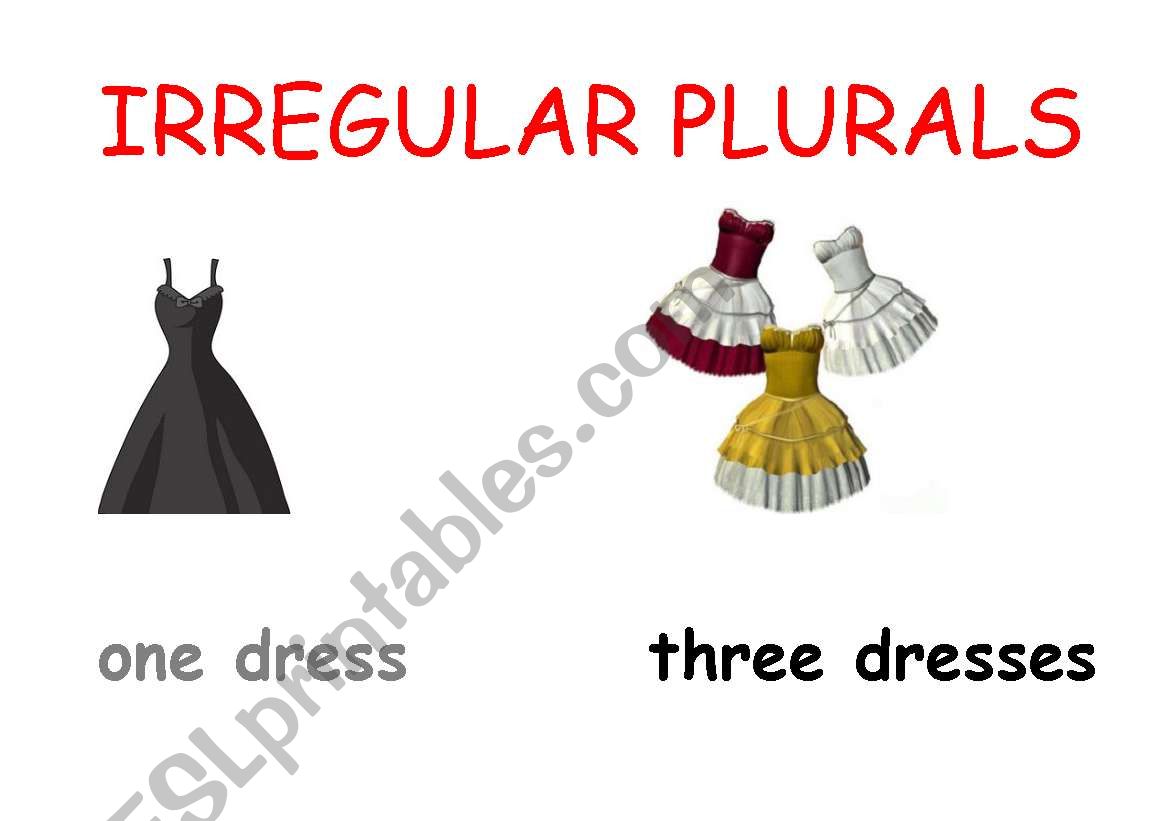 Irregular Plural Nouns worksheet