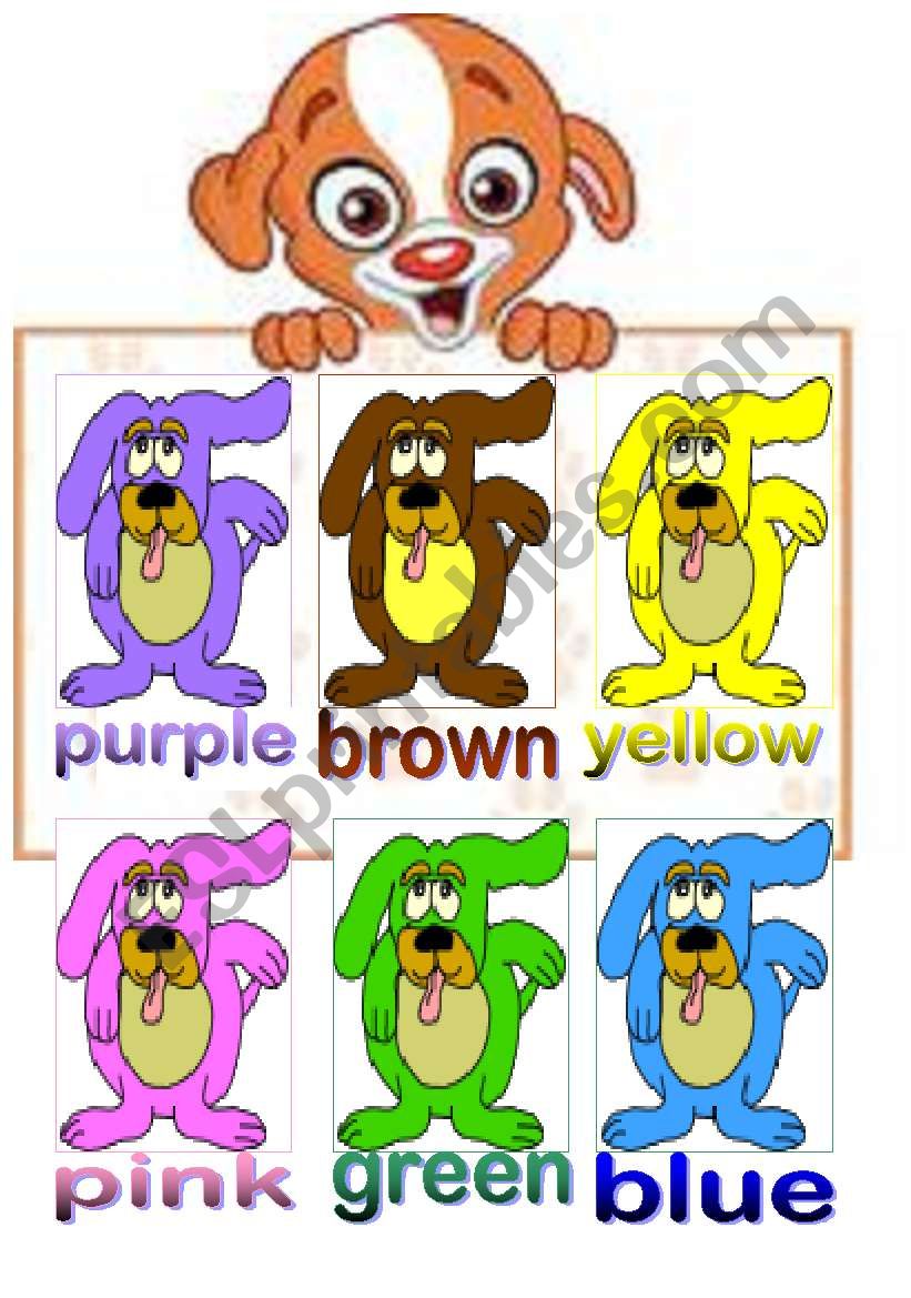 colours worksheet