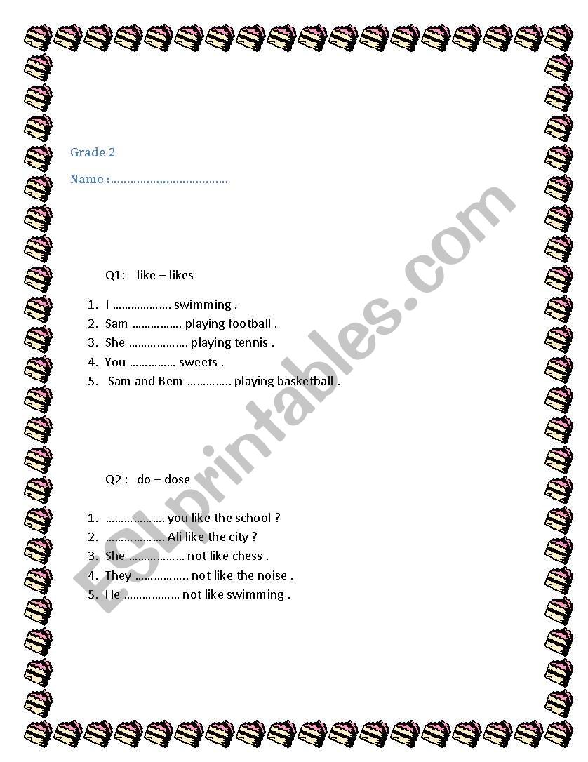 simple present worksheet worksheet