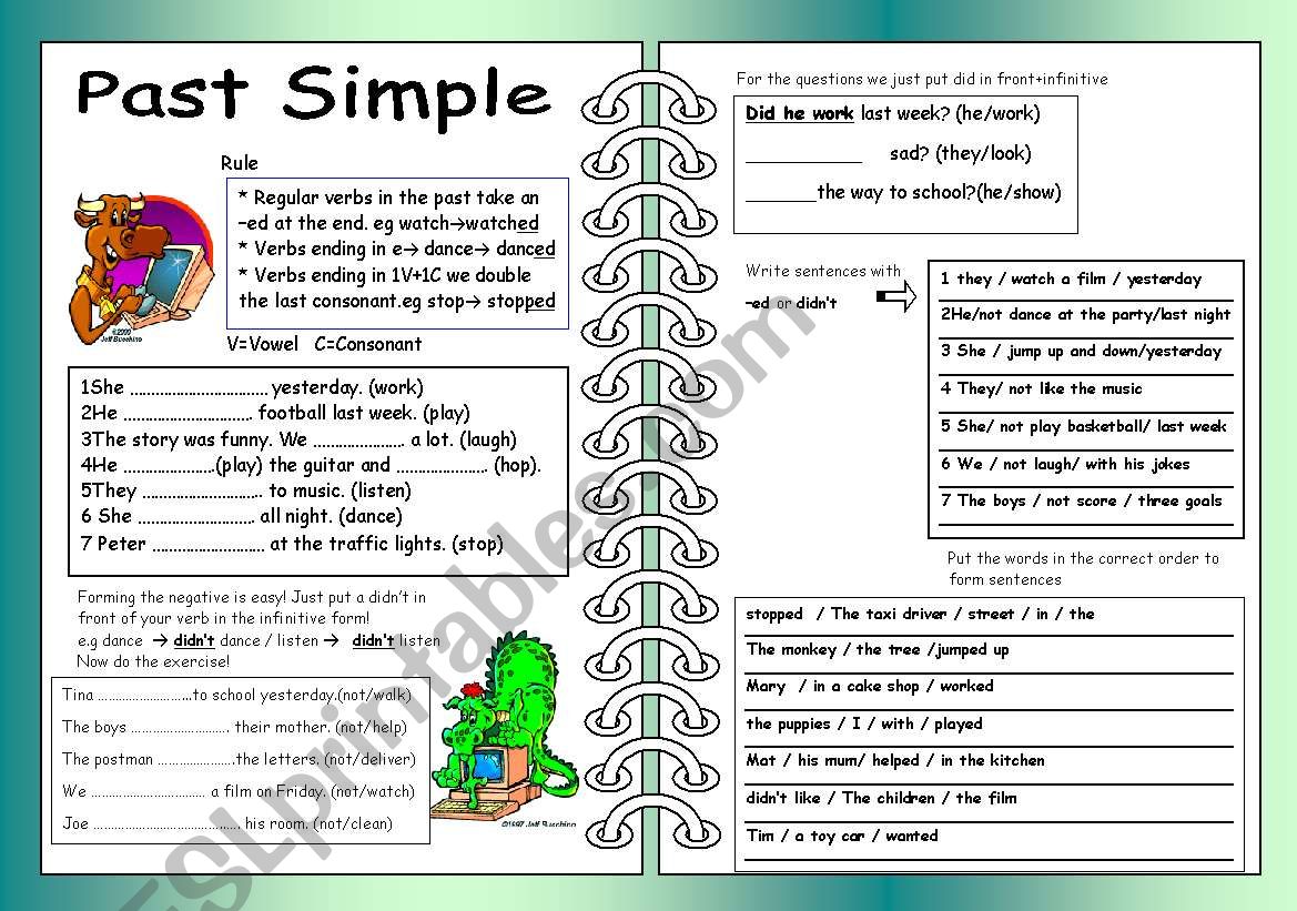 past-simple-regular-verbs-esl-worksheet-by-alexiosthegreat