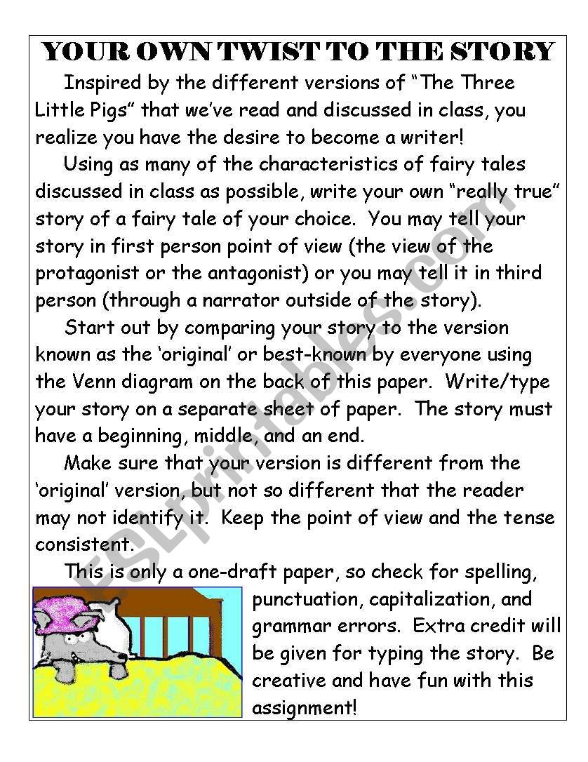 Add Your Own Twist to the Story